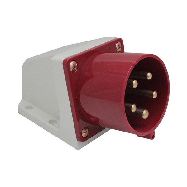 Imagem de Tomada Blindada Sobrepor Negativo 3P+N+T 32A 415V Vermelho Metaltex