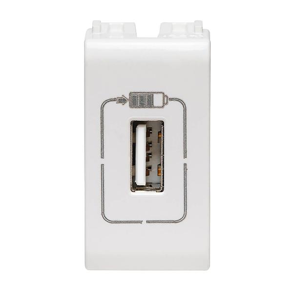 Imagem de Tomada Carregador USB 1500mAh Branco Thesi UP M2485C1 Legrand