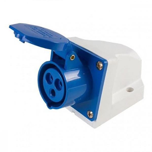 Imagem de Tomada Externa Jng 2 Polos +Terra 63A 220V Azul    52864