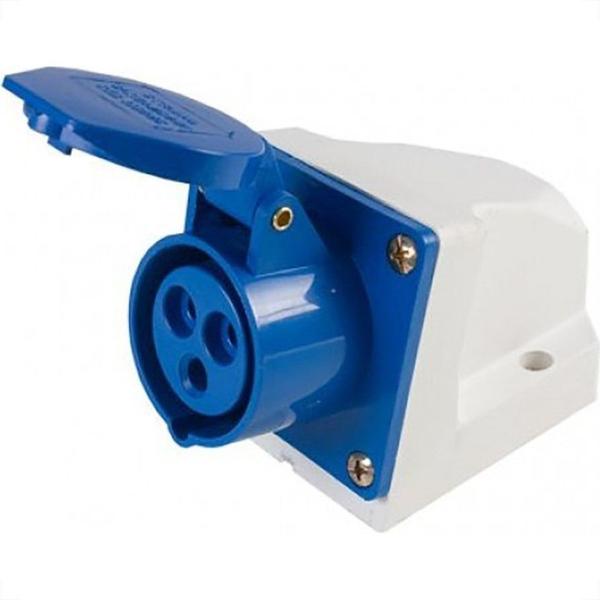 Imagem de Tomada Externa Jng 2 Polos +Terra 63A 220V Azul 52864