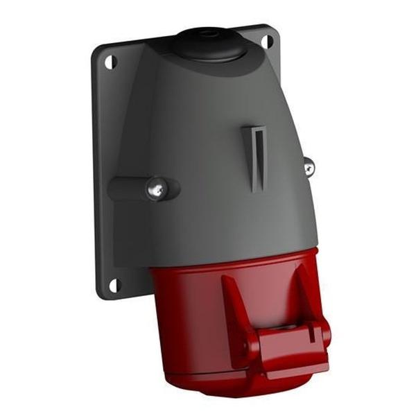 Imagem de Tomada Industrial de Sobrepor, 3P+T, 16A, Vermelho, 380-415V, IP44, 316RS6, ABB