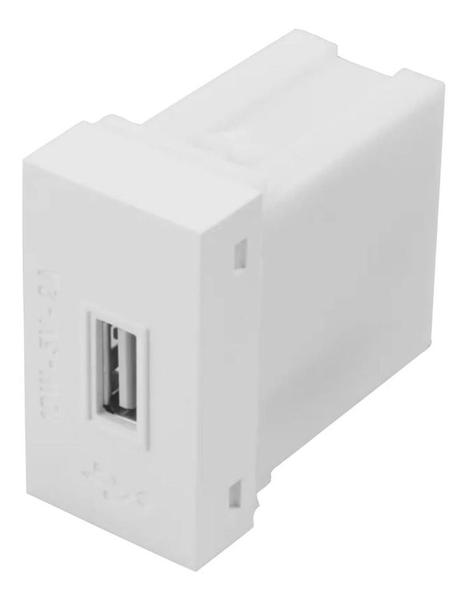 Imagem de Tomada Modulo USB Bivolt Automático Modulare /Evidence / Blanc+ - FAME