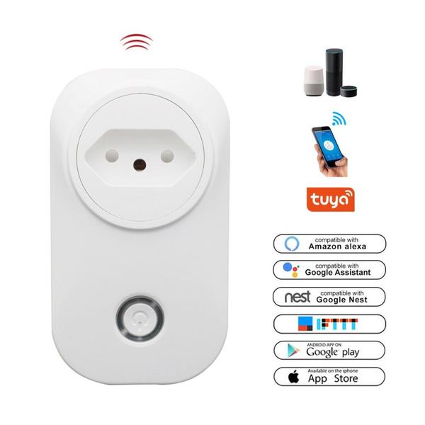 Imagem de Tomada Smart Wifi Alexa e Google Bivolt Interruptor Smart Life