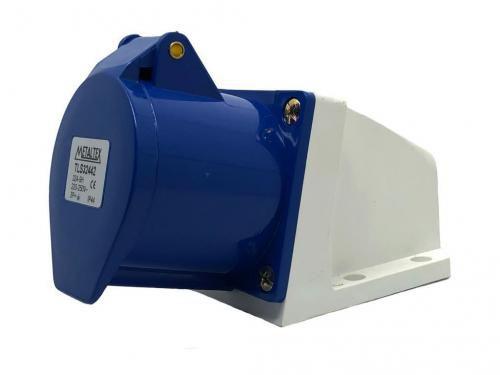 Imagem de Tomada Sobrepor 220v 2p+t 32a 6h Azul Tsw-32p3h6