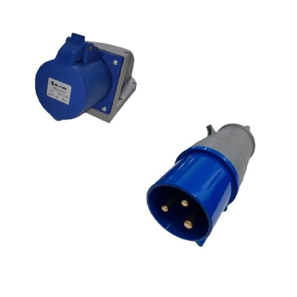 Imagem de Tomada Sobrepor 32a 2p+t-220v Ip44-6h + Plug Industrial