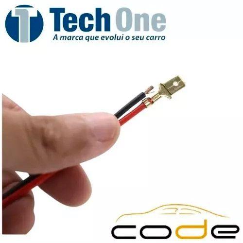 Imagem de Tomada Veicular Com Acendedor Âmbar LED Tech One 12V Adaptador Carregador