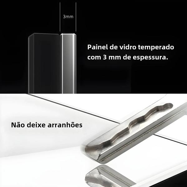 Imagem de Tomadas de Parede Padrão Brasil 10A/20A com USB Tipo C e Interruptor - Painel de Vidro Temperado