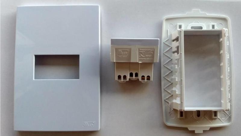 Imagem de Tomadas E Interruptores (20 Pç) Kit Casa Completa Branco