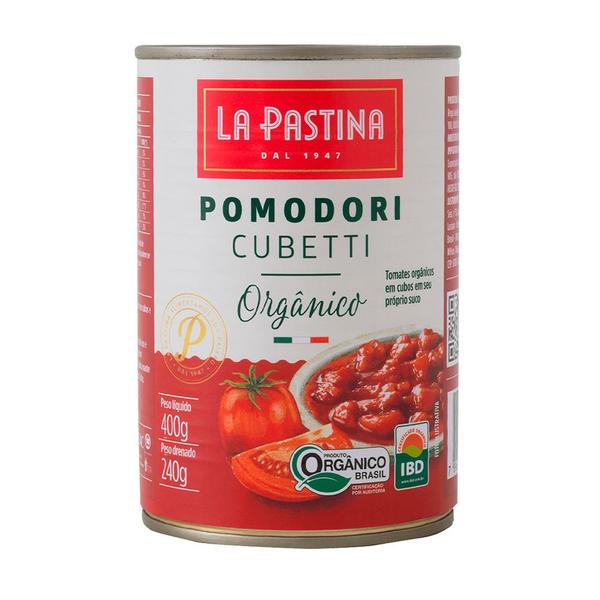 Imagem de Tomate Cubetti Orgânico La Pastina 400g