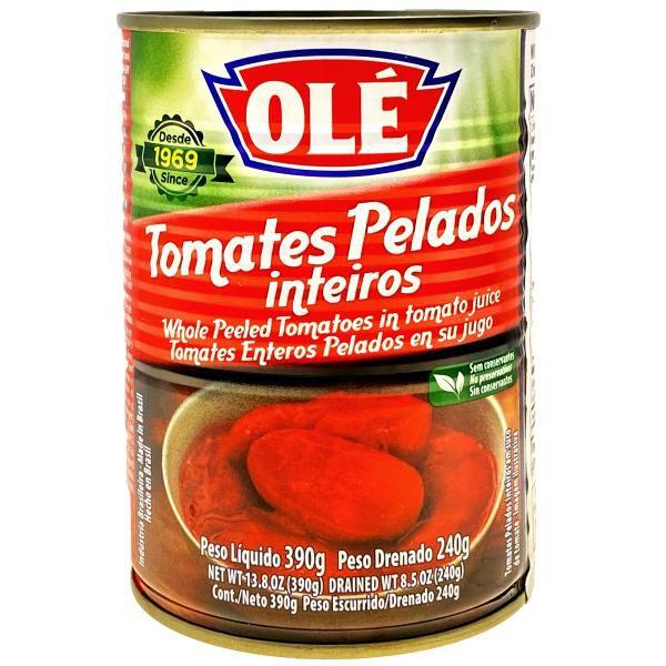 Imagem de Tomate Pelado Inteiros Lata Olé 390g Liquido Drenado 240g