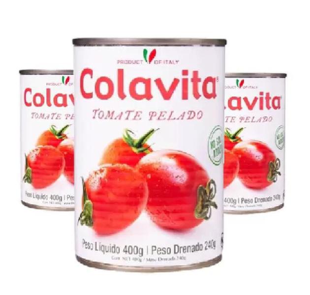 Tomate Pelado Italiano Colavita 400G ( 3 Unidades ) Imagem de Tomate Pelado Italiano Colavita 400G ( 3 Unidades )