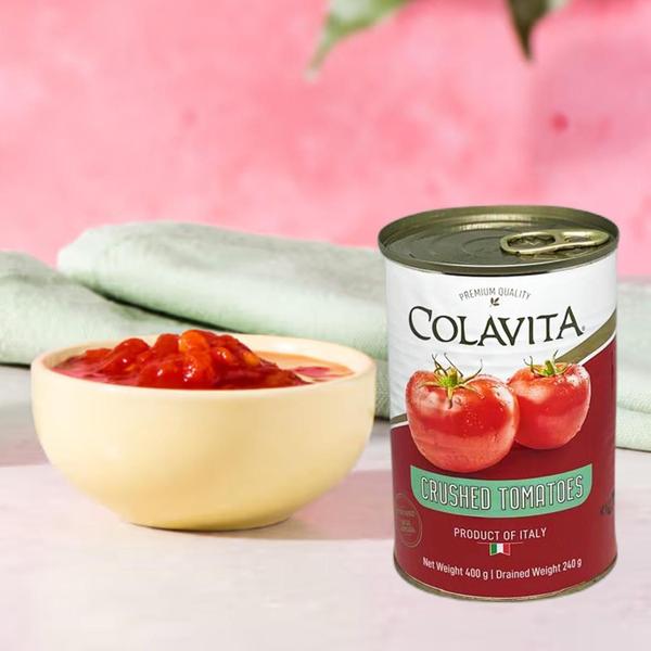 Tomate Pelado Picado (Crushed) Colavita 400G Imagem de Tomate Pelado Picado (Crushed) Colavita 400G