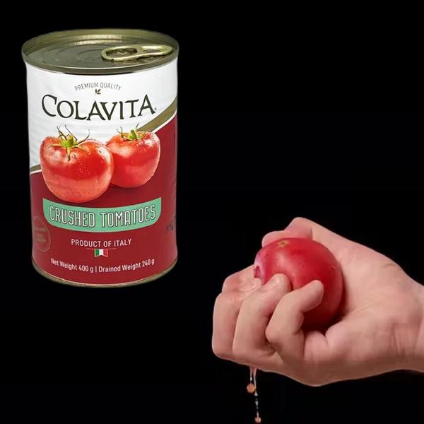 Tomate Pelado Picado (Crushed) Colavita 400G Imagem de Tomate Pelado Picado (Crushed) Colavita 400G