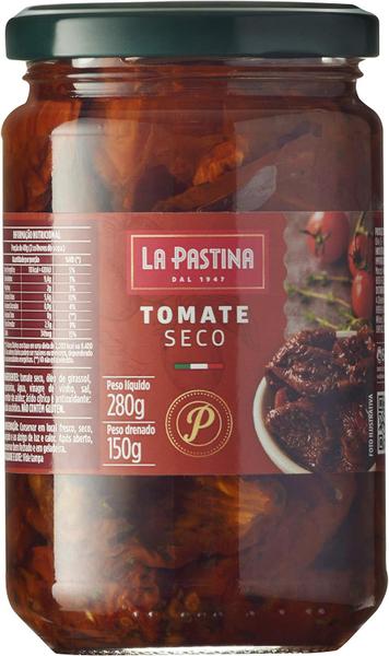 Tomate Seco Italiano em óleo girassol vidro 280 g - La Pastina Imagem de Tomate Seco Italiano em óleo girassol vidro 280 g