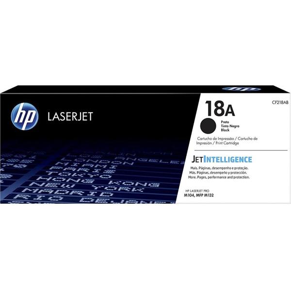 Imagem de Toner 18a preto (cf218ab) laserjet pro m104w m132fw m132nw