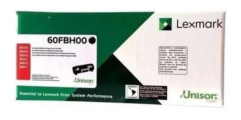 Imagem de Toner 60fbh00 604H para impressora MX310 MX410 Mx511 Mx611 