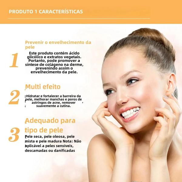 Imagem de Toner 7% Ácido Glicólico 100ml - Loção Hidratante Rejuvenescedora Antiacne