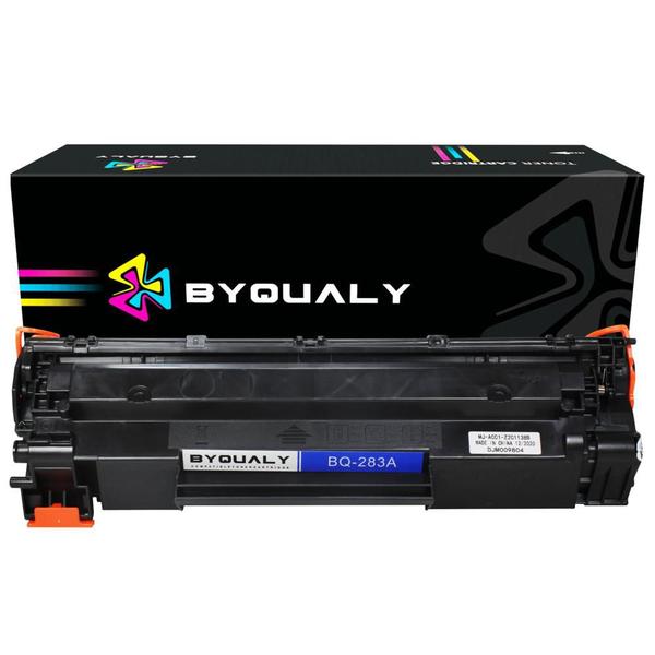 Imagem de Toner Alto Rendimento Até 1500 Páginas Compatível Com Impressoras HP  Laser Jet Pro CF283A M127sp M127sf M125 M127FN M201 M125nw