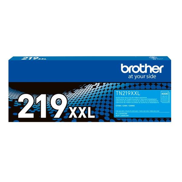 Imagem de Toner Brother Ciano 4K DCPL3560/HLL3240 - TN219XXLCBR