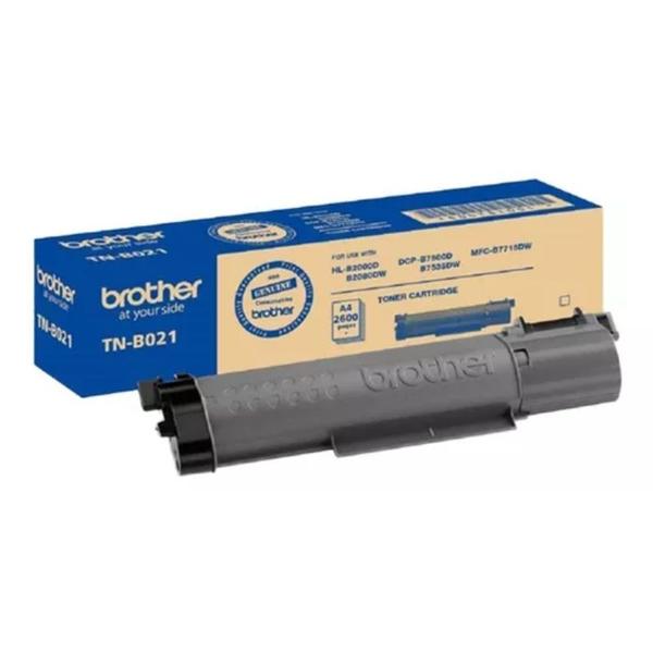 Toner Brother TN-B021 Preto DCP-B7520DW Original 2.6K Imagem de Toner Brother TN-B021 Preto DCP-B7520DW Original 2.6K