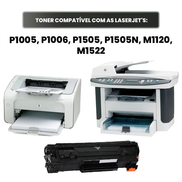 Imagem de Toner CB435A / 35A Compatível para Laserjet HP M1132 P1005