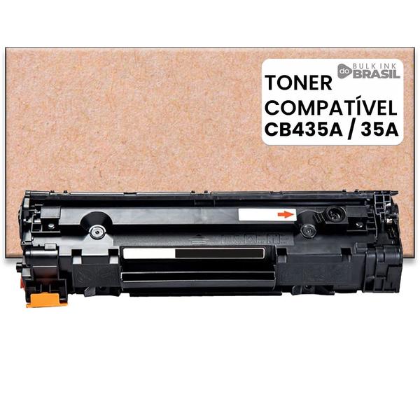 Toner CB435A compatível 2K para impressora HP P-1006 - Bulk Ink do Brasil Imagem de Toner CB435A compatível 2K para impressora HP P-1006
