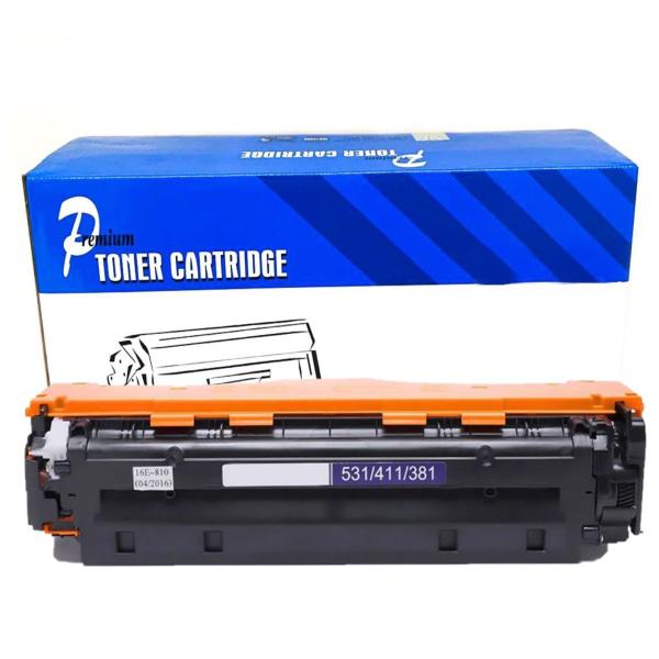 Imagem de Toner Ce411a Cc531a Cf381a Ciano Compatível Cp2025 Cp2020 Cm2320 M451 M475 M375 M476