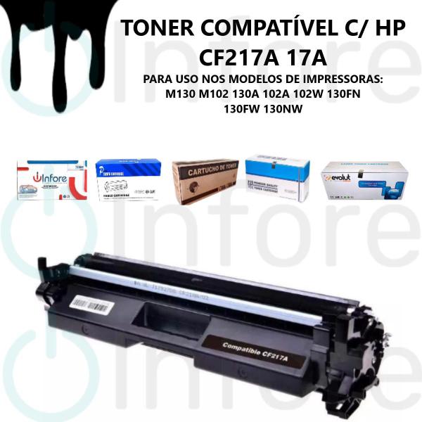 Imagem de Toner CF217a 217a M102w M130a M130 M13 M130nw M130fw Compatível