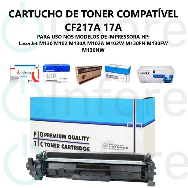 Imagem de Toner Comp. Cf217a 17a M130 M102 130A 102A 102W 130FN