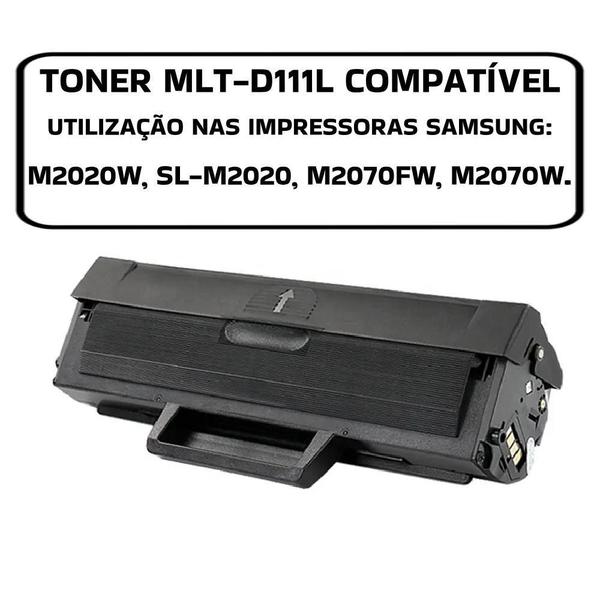 Imagem de Toner Comp P/samsung D111 Mltd111L M2020 M2070 M2070w Xpress