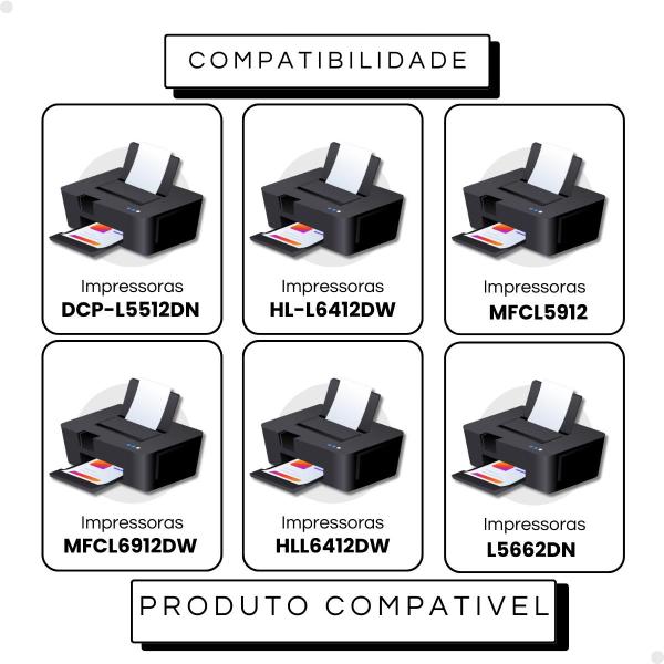 Imagem de Toner Compativel  Brother Tn-3612 3662 5512 5662 6412 18k 