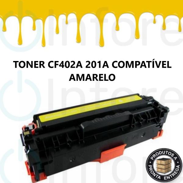 Imagem de Toner Compatível C402a 201a 402a M252dw M277dw Amarelo