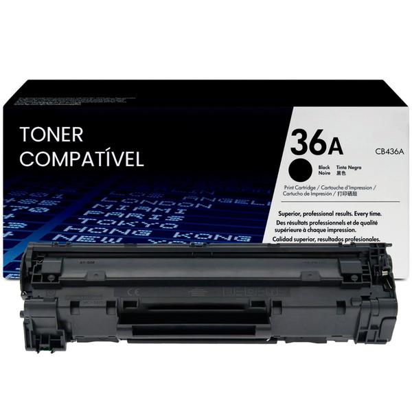 Imagem de Toner Compatível CB436A 36A para LaserJet P1505, M1300, M1522