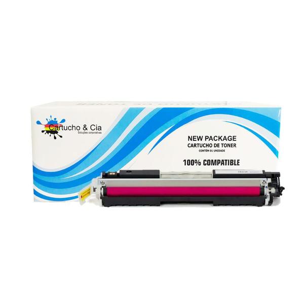 Imagem de Toner Compatível Ce313A 126A Magenta Cp1025 Cp1020 1K