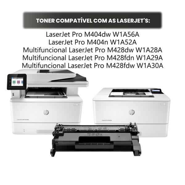 Imagem de Toner Compatível CF258X 58X CF258 58 para Laserjet C/CHIP