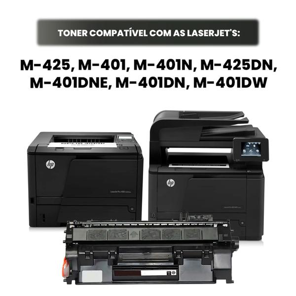 Imagem de Toner Compatível CF280A / 80A para Laserjet