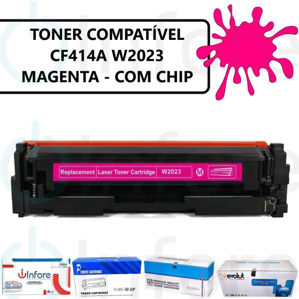 Imagem de Toner Compatível Cf414a W203 para Impressora M454DW M454DN M479FDW M479DW COM CHIP Magenta