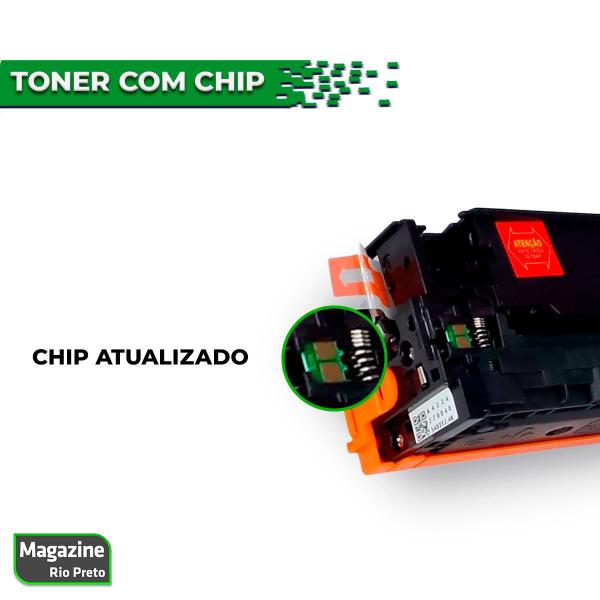 Imagem de Toner Compatível com CB541A CB541AB 125A Azul  CP1215 CP1510 CP1515 CP1518 CM1312