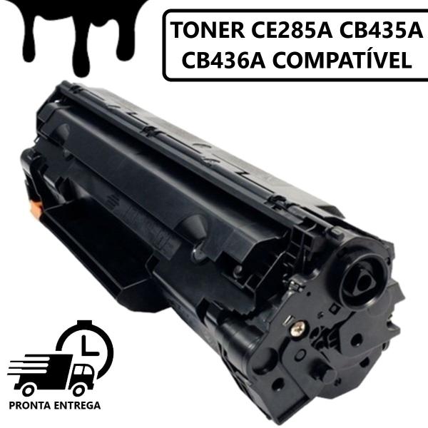 Imagem de Toner compatível com Impressora P1102W M1132 Ce285a ce285a cb436a cb435a