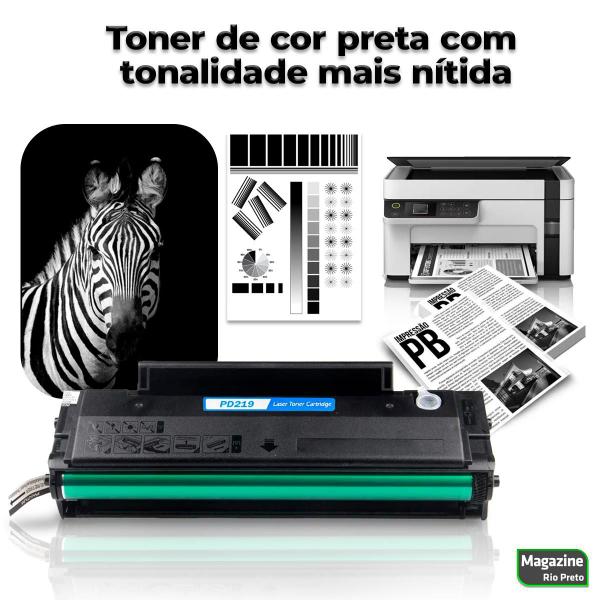 Toner Compatível com PD-219 PD219 para M6509nw M6559n M6559nw M6609n M6609nw P2509w M655 Com Chip - Premium Imagem de Toner Compatível com PD-219 PD219 para M6509nw M6559n M6559nw M6609n M6609nw P2509w M655 Com Chip