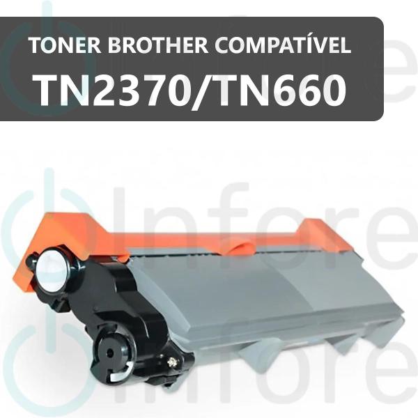 Imagem de Toner Compatível com TN2340 TN2370 TN660 P/ L-2720DW L-2700DW L-2540DW L2320D L2520 2360DW 2740Dw