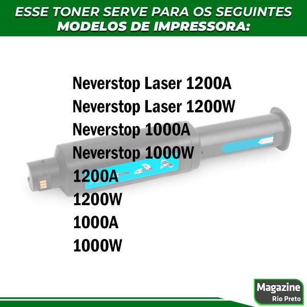 Imagem de Toner Compatível com W1103A 103A  Refil Neverstop  1200A 1200W 1000A 1000W 1000N 1200NW 2.5k