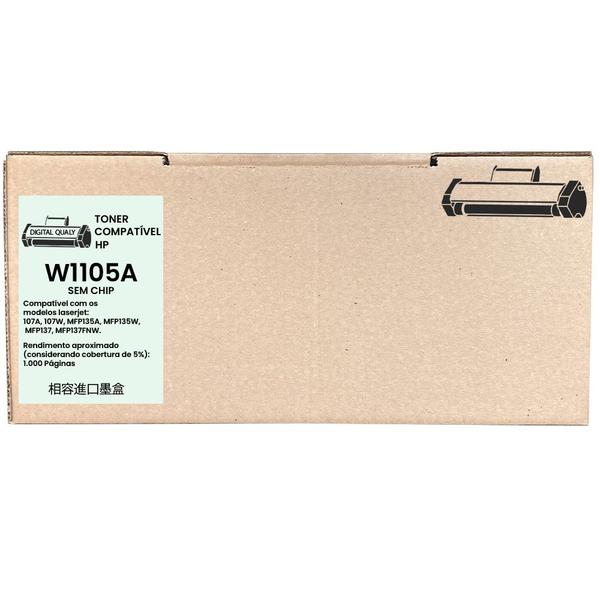 Imagem de Toner compatível com W1105a 105a Sem Chip 107a 107w 135a M13 sem chip