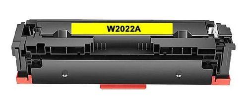 Imagem de Toner Compatível Com W2020A 414A Amarelo Sem Chip 2.4k Para Impressoras M454DW M454DN M479FDW M479DW