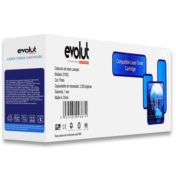 Imagem de Toner Compatível D105S D105L MLT-D105 2500pags Evolut para SCX-4600 4623,