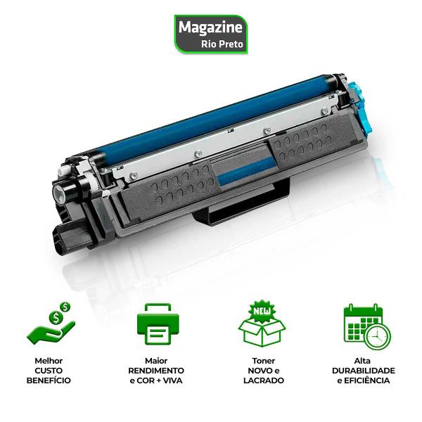 Toner Compatível HL-L3210CW DCP-L3551CDW MFC-L3750CDW TN217 Ciano Azul Novo / Lacrado - Premium Imagem de Toner Compatível HL-L3210CW DCP-L3551CDW MFC-L3750CDW TN217 Ciano Azul Novo / Lacrado