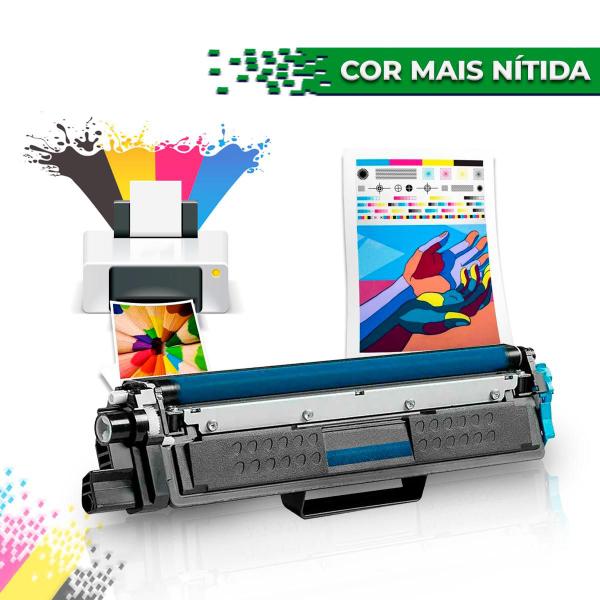 Toner Compatível HL-L3210CW DCP-L3551CDW MFC-L3750CDW TN217 Ciano Azul Novo / Lacrado - Premium Imagem de Toner Compatível HL-L3210CW DCP-L3551CDW MFC-L3750CDW TN217 Ciano Azul Novo / Lacrado