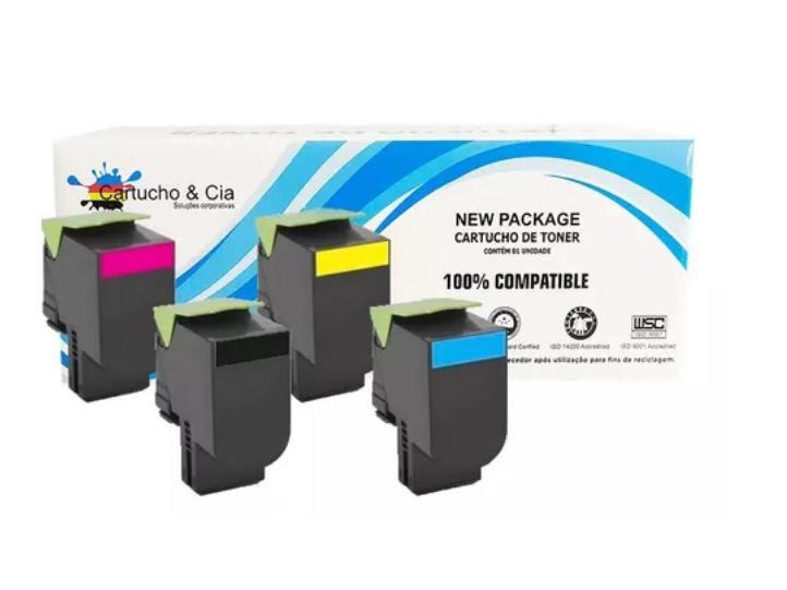 Imagem de Toner Compatível Lexmark 71b4hk0 Cs417/517dn Black 6k