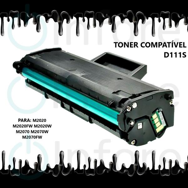 Imagem de Toner Compatível Mlt D111s M2020 M2070 M2070w  M2020w Preto