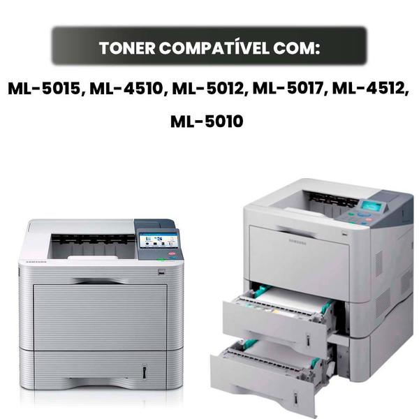 Imagem de Toner Compatível P/ Uso D307l D307 Ml5010 Ml4510 Ml2410 15k